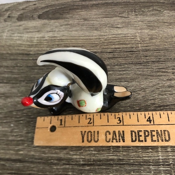 Vtg Japan Anthropomorphic Skunk Figurine - Picture 7 of 11